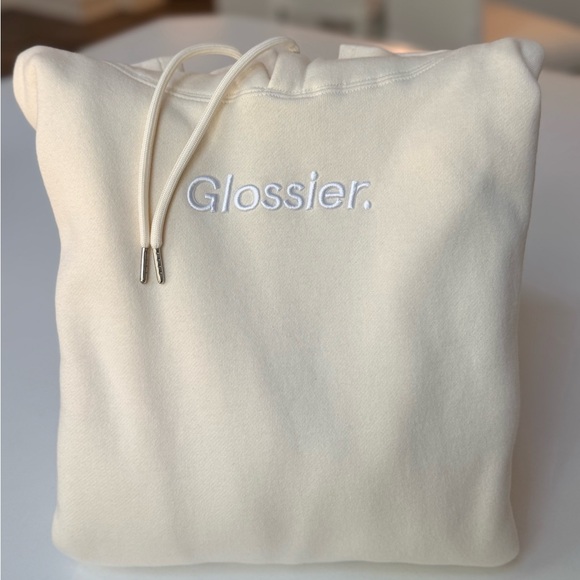 Glossier Tops - GLOSSIER LIMITED EDITION Embossed Hoodie
